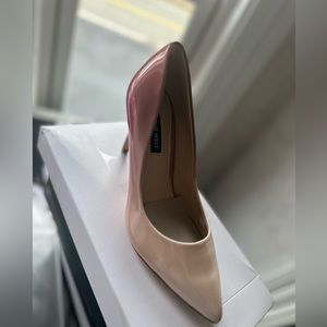 Nine West Two-Tone Rose Gold Pumps
